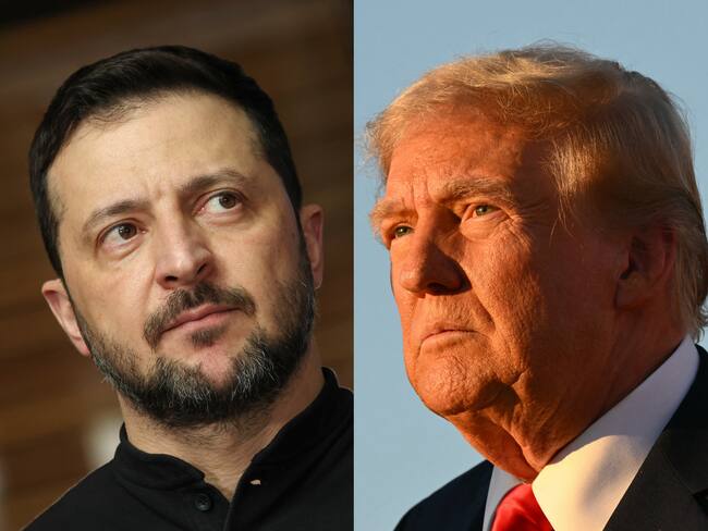 Donald Trump y Volodímir Zelenski. Imagen de referencia Getty Images