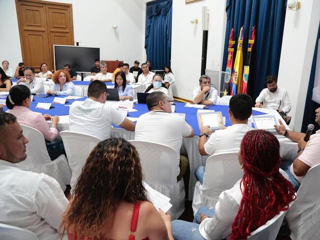 Campesinos del Catatumbo continúan en asamblea permanente. Foto: Gobernación de Norte de Santander.