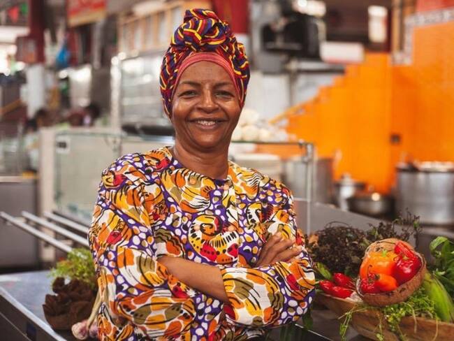 Originaria del Chocó, llegó a Cali cuando tenía dos años, llevando consigo el auténtico sabor de su región. Foto: Instagram @basiliamurillo1234