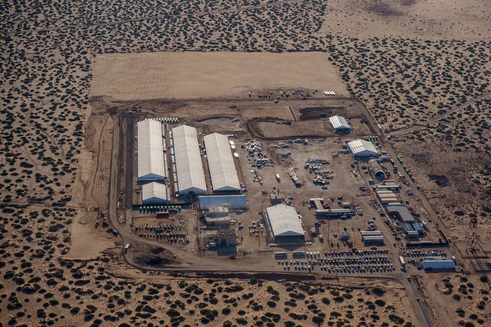 Centro de Detención en Fort Bliss, Texas. FOTO: Paul Ratje / Reuters