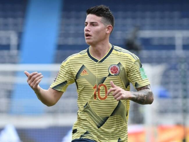 James Rodríguez, jugador de fútbol colombiano. Foto: Getty Images