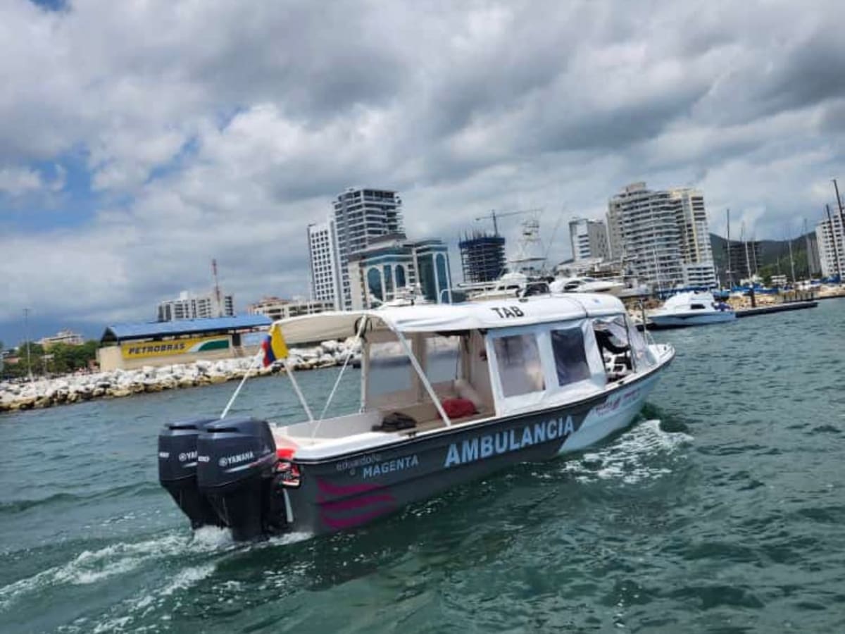 Ambulancia marítima brindará atención a bañistas de playas en Santa Marta
