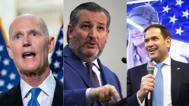 Senadores en EE.UU manifiestan su apoyo a Colombia en lucha por la democracia. Foto: Getty Images