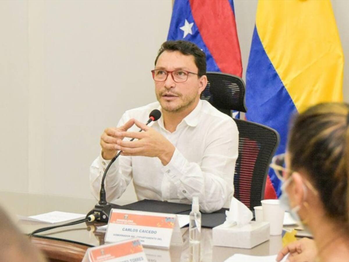 Carlos Caicedo, gobernador del Magdalena, confirmó que tiene coronavirus