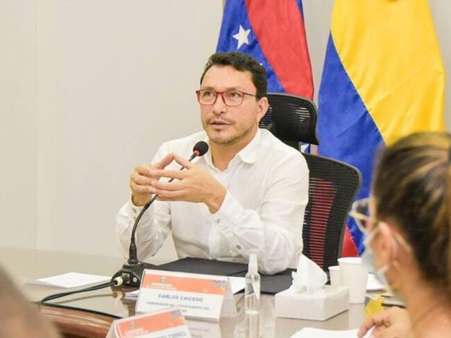 Carlos Caicedo, gobernador del Magdalena, confirmó que tiene coronavirus. Foto: Twitter Carlos Caicedo