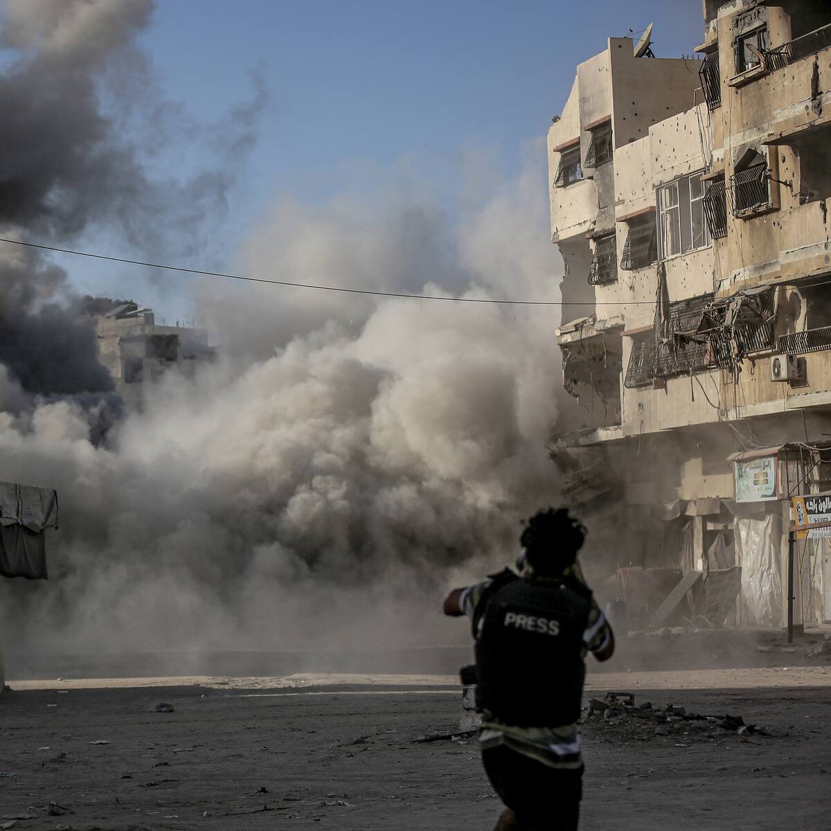 Un ataque a una zona residencial en la ciudad de Gaza dejó 17 muertos y 40 heridos