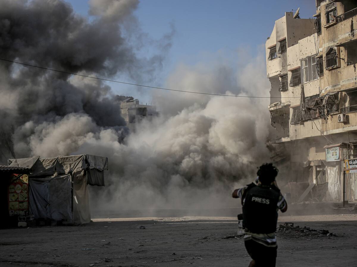 Un ataque a una zona residencial en la ciudad de Gaza dejó 17 muertos y 40 heridos