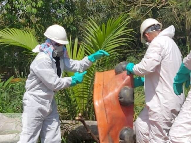 Derrame de crudo . Foto: Cenit