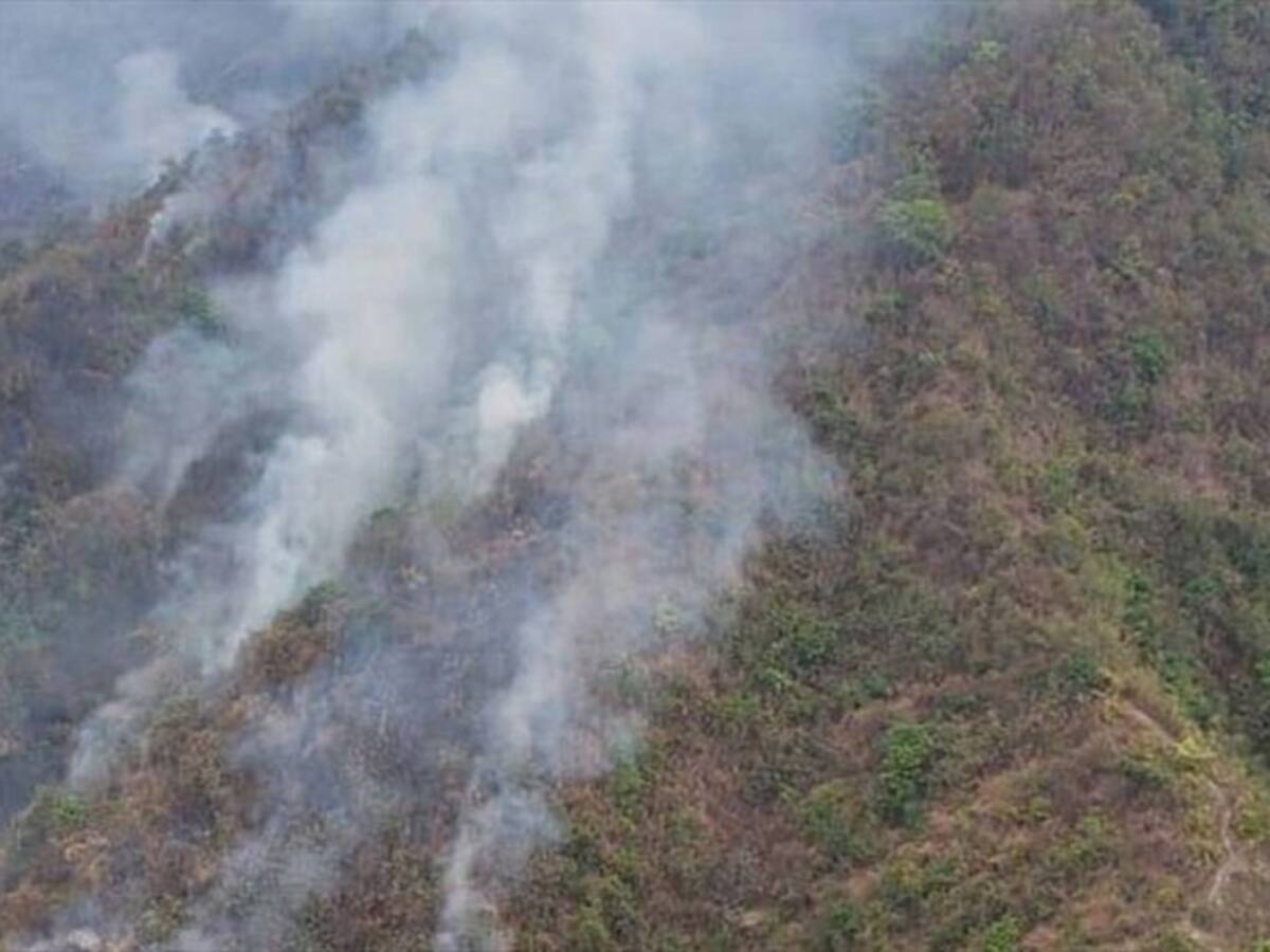 Nuevo incendio forestal está afectando a la Sierra Nevada de Santa Marta