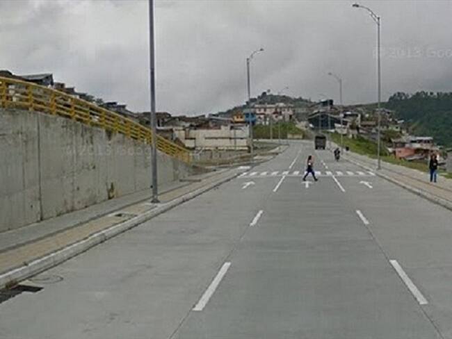 Investigan la muerte de un niño en una avenida de Manizales. Foto: Tomada de la erum.com.co