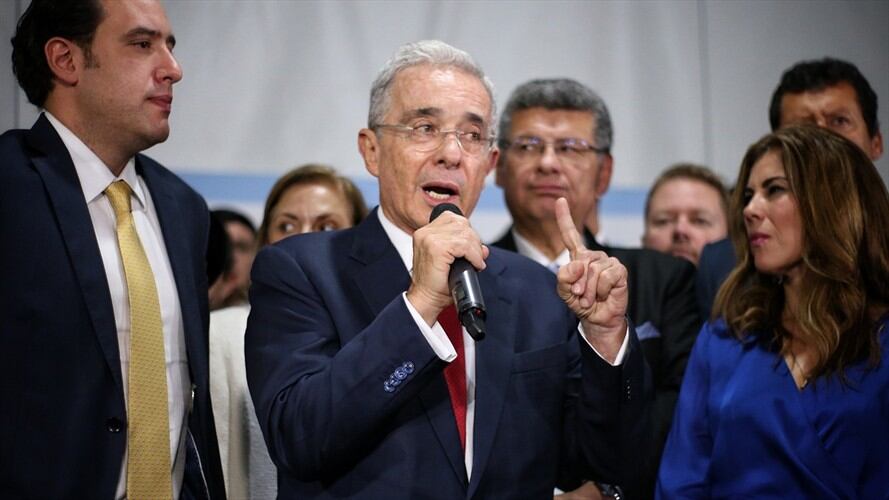 Expresidente de Colombia Álvaro Uribe Vélez. Foto: Colprensa - Álvaro Tavera
