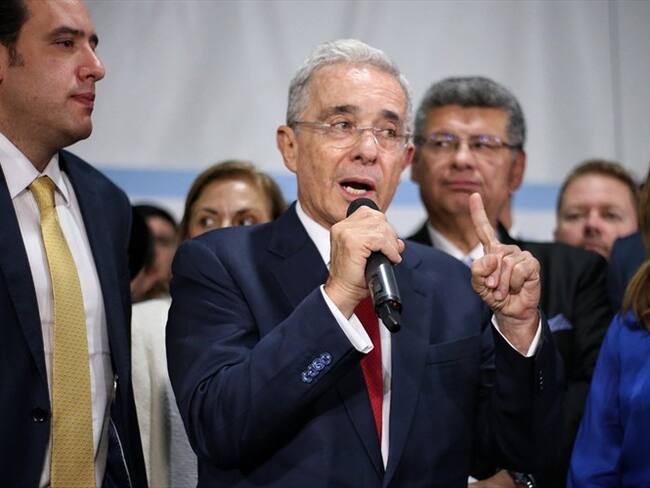 Expresidente de Colombia Álvaro Uribe Vélez. Foto: Colprensa - Álvaro Tavera