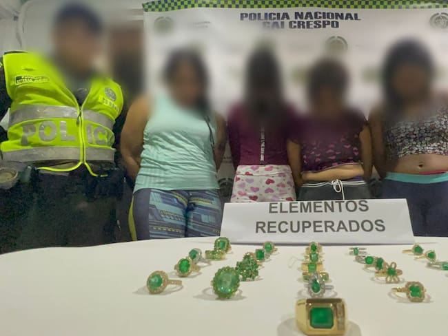 Las capturadas se alistaban para abandonar la ciudad al momento de su captura. Crédito: Cortesía.