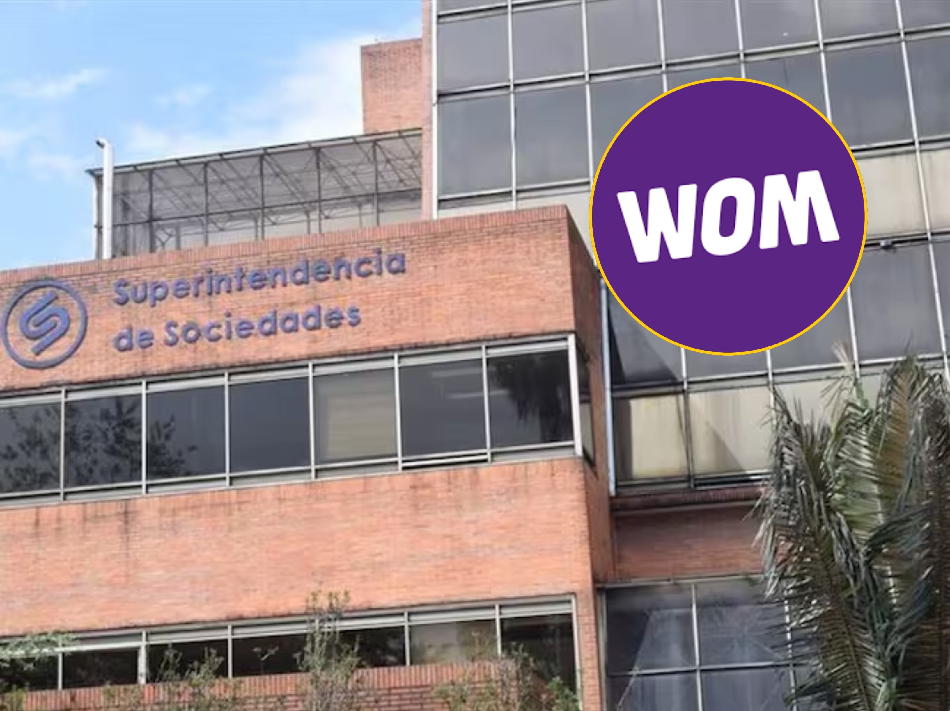 Superintendencia de Sociedades y WOM. Fotos: Colprensa / Redes Sociales