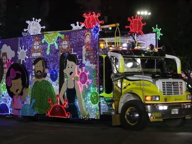 La polémica entorno al alumbrado navideño móvil de Cali
