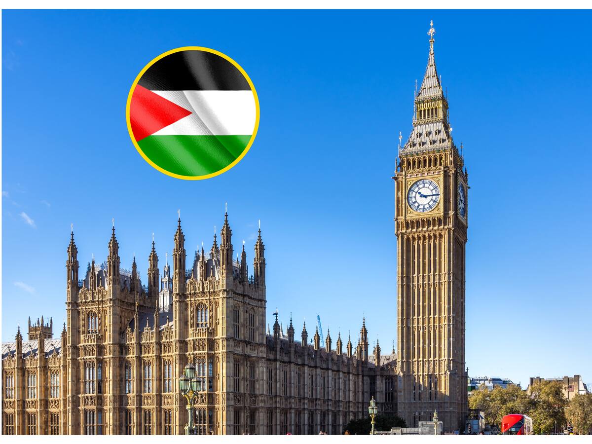 El hombre que subió a Big Ben con bandera palestina fue acusado de provocar molestias al público