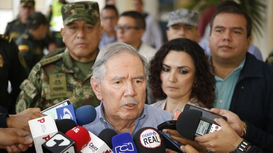 El Funcionario expresó que fortalecerán sus operaciones militares en la cordillera occidental y central. Foto: Gobernación del Cauca