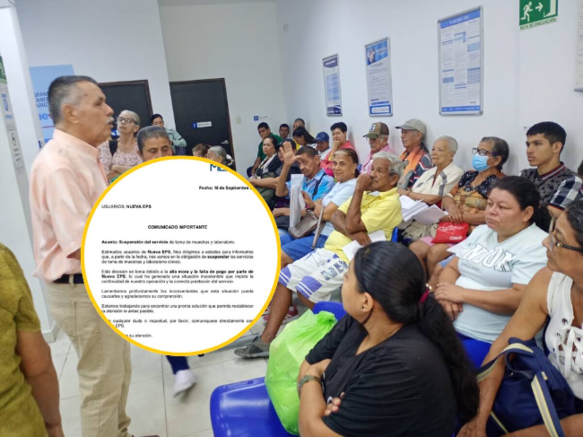 IPS Medicare suspendió servicios a afiliados de Nueva EPS en Caldas por deuda de $ 2.800 millones