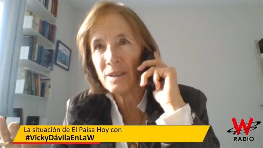 Salud Hernández, periodista española. Foto: La WCon Vicky Dávila