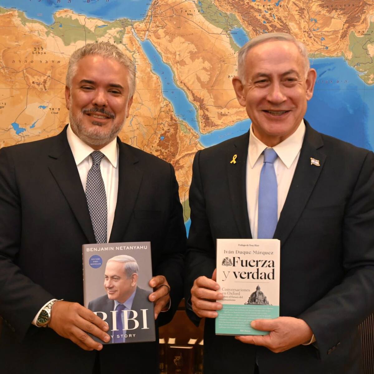 Expresidente Iván Duque se reunió con Benjamín Netanyahu: Esto hablaron