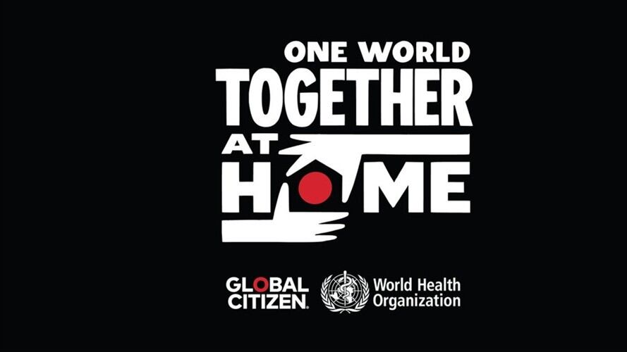 ‘One World together at home’. Foto: Captura de pantalla