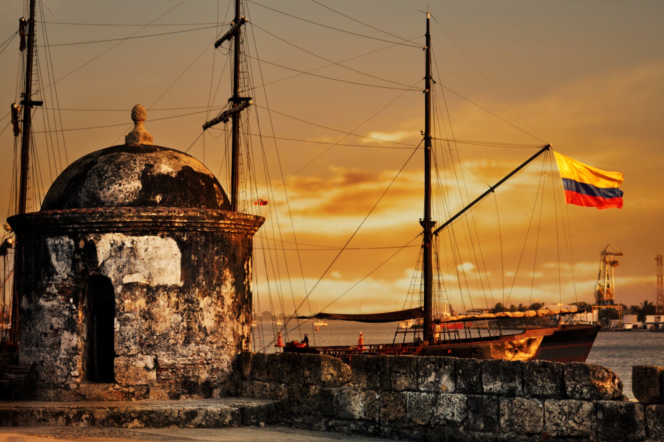 Castillo de San Felipe, Cartagena. Foto: Getty Images.