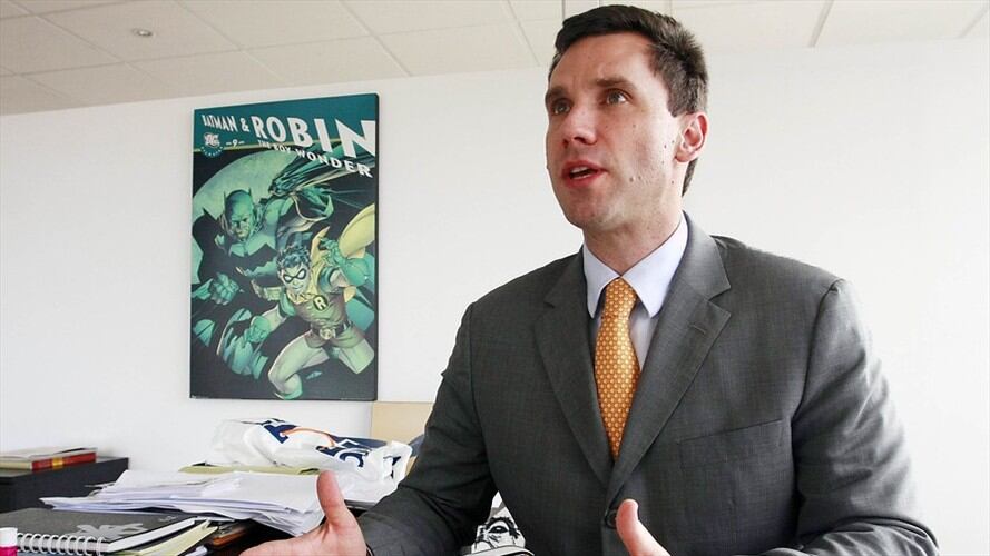 Juan Pablo Díazgranados Pinedo, quien ejerció como viceministro de Relaciones Políticas, anunció su renuncia. Foto: Colprensa / MAURICIO ALVARADO