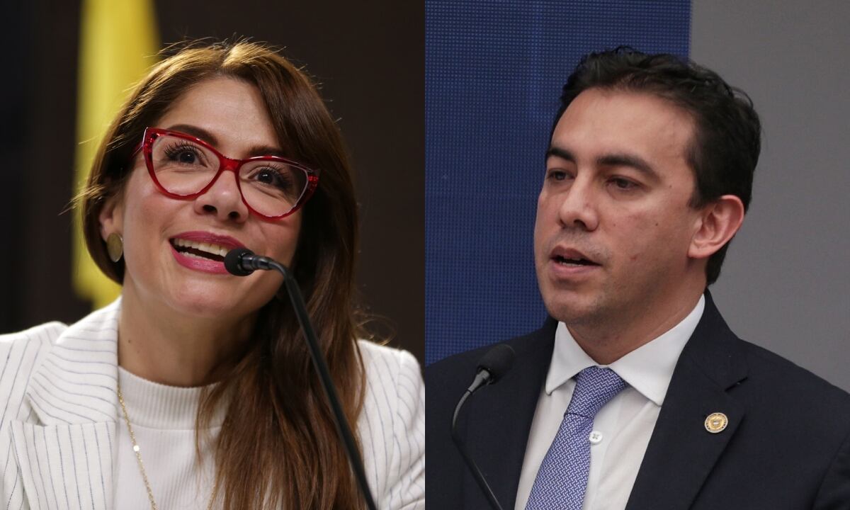 Catherine Juvinao y Alexander Vega. Fotos: Colprensa