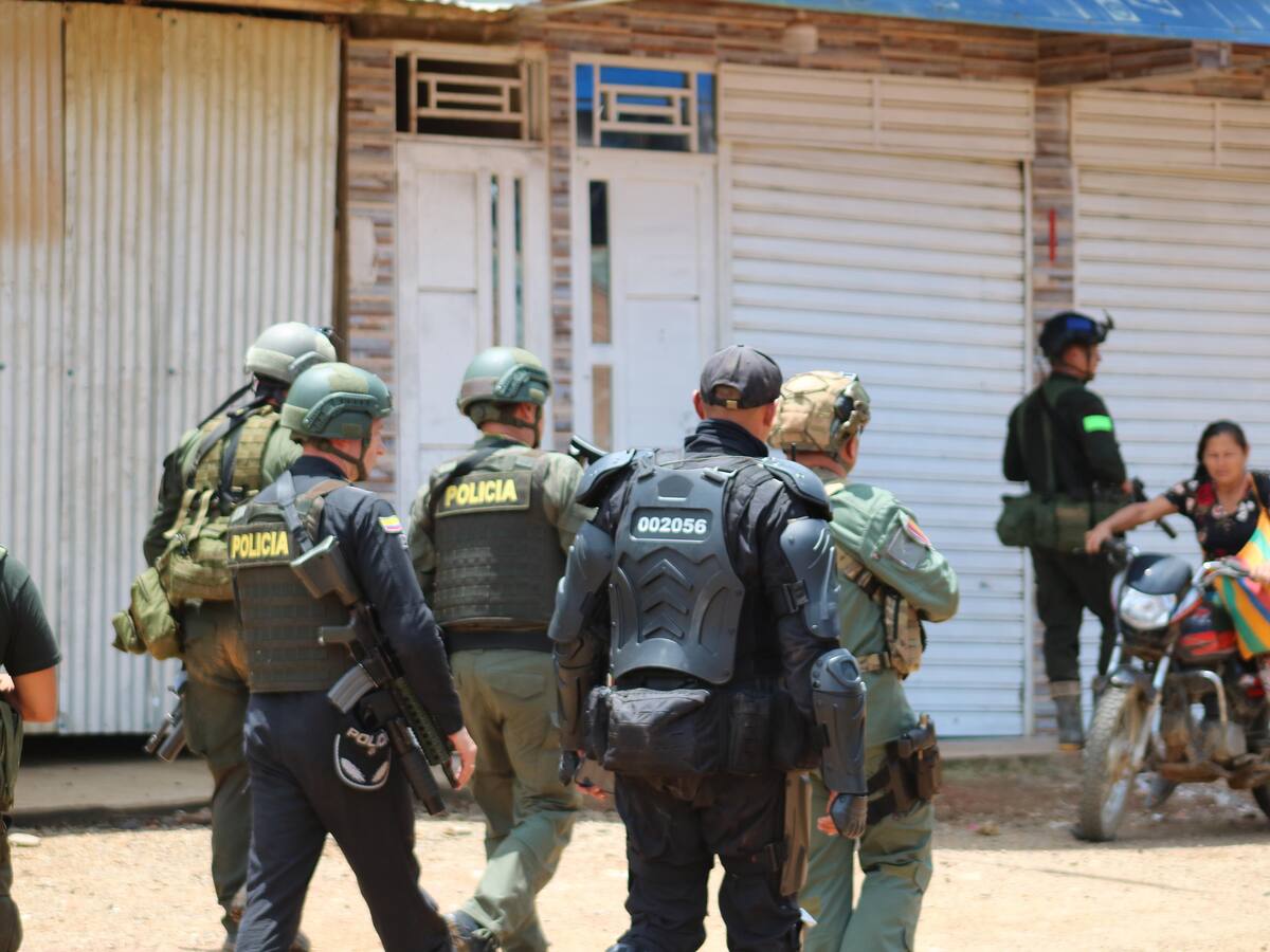 Más de 400 unidades de UNDEMO y operaciones especiales de la policía ingresaron a El Plateado, Cauca