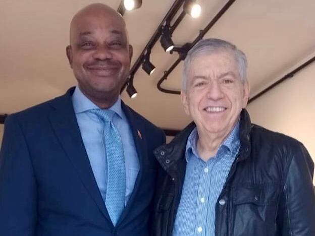 César Gaviria se reunió con el candidato presidencial ﻿Luis Gilberto Murillo. Foto: campaña Luis Gilberto Murillo