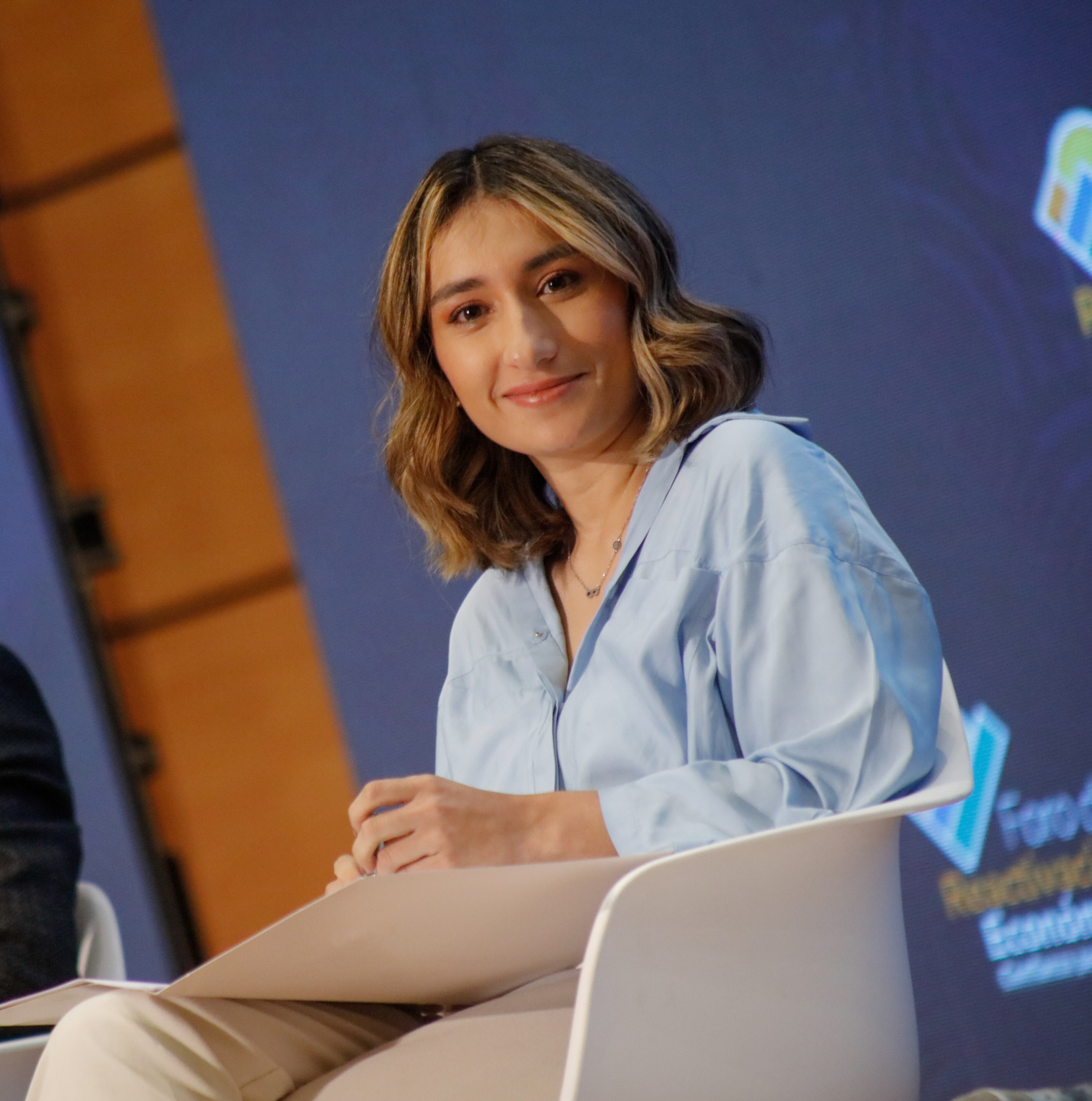 Laura Sarabia en el Festival de las Ideas 2024 (Crédito: Prisa Media)