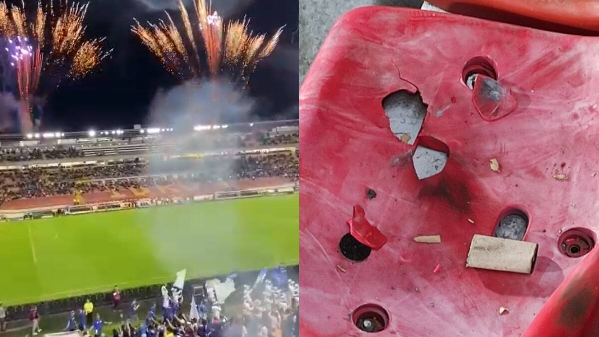 Millonarios - Pasto: hinchas resultaron heridos tras pólvora en El Campín