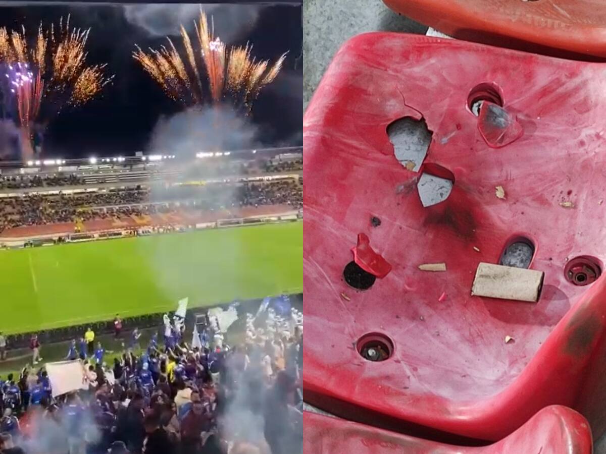 Millonarios - Pasto: hinchas resultaron heridos tras pólvora en El Campín