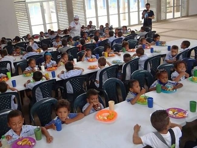 Programa de Alimentación Escolar arrancaría en Montería después de Semana Santa. Foto: Colprensa
