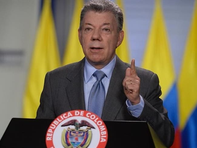 presidente Juan Manuel Santos. Foto: Colprensa