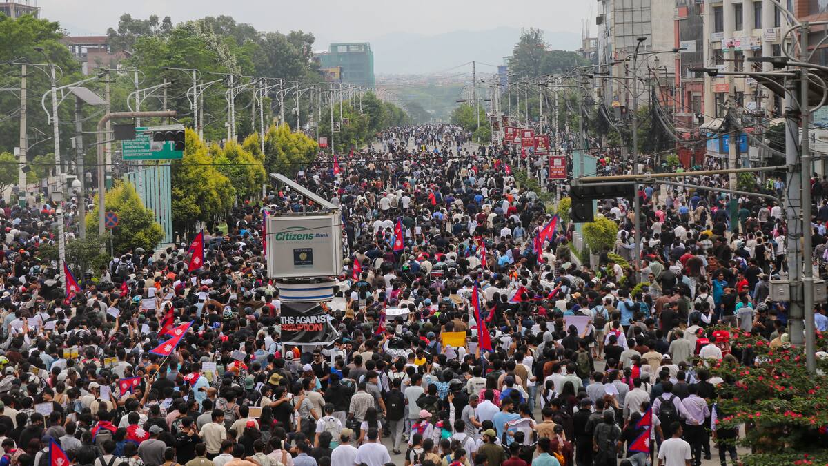 Al menos 6 muertos en las protestas de Generación Z en Nepal por el veto de redes sociales