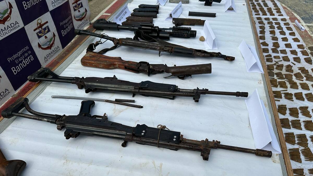Localizan depósito de armas del Clan del Golfo en Chocó