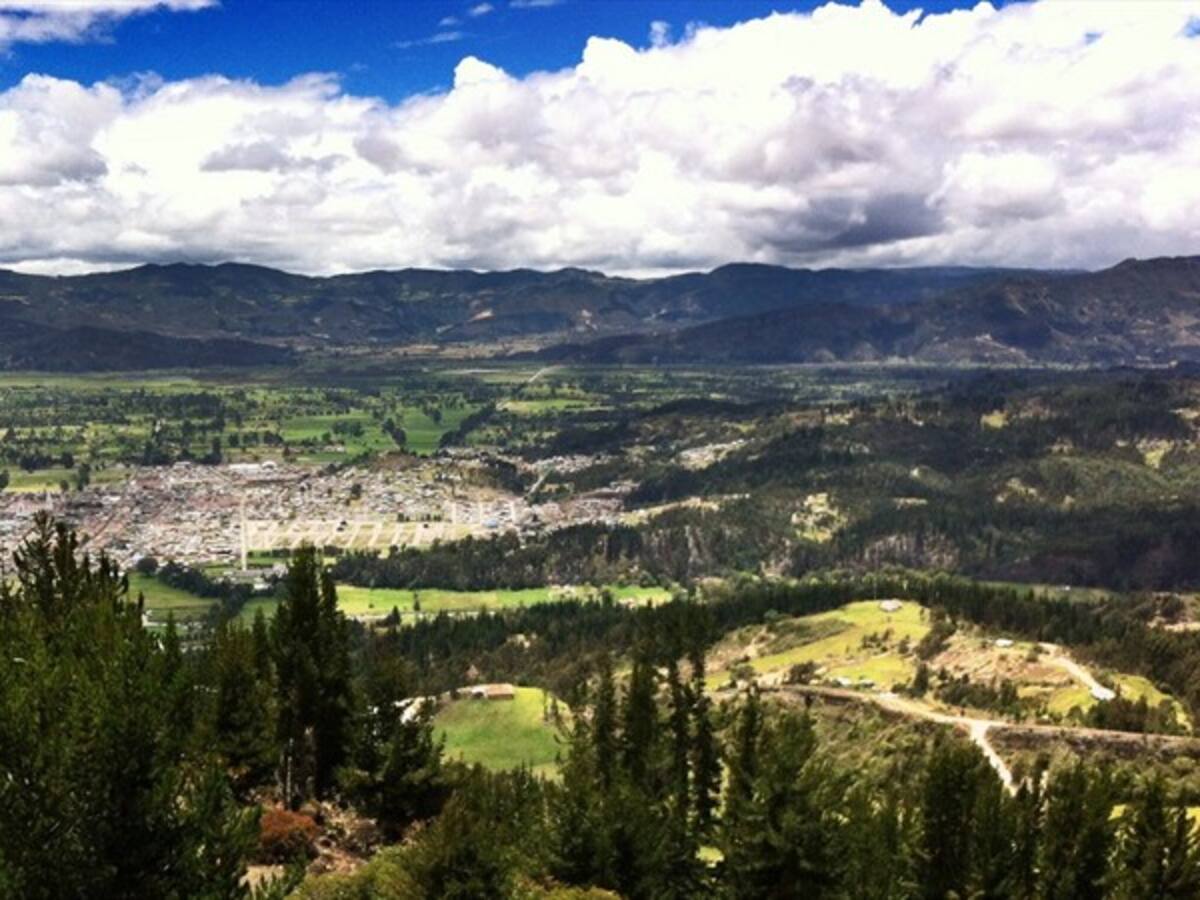 Entre los valles y colinas de Ubaté