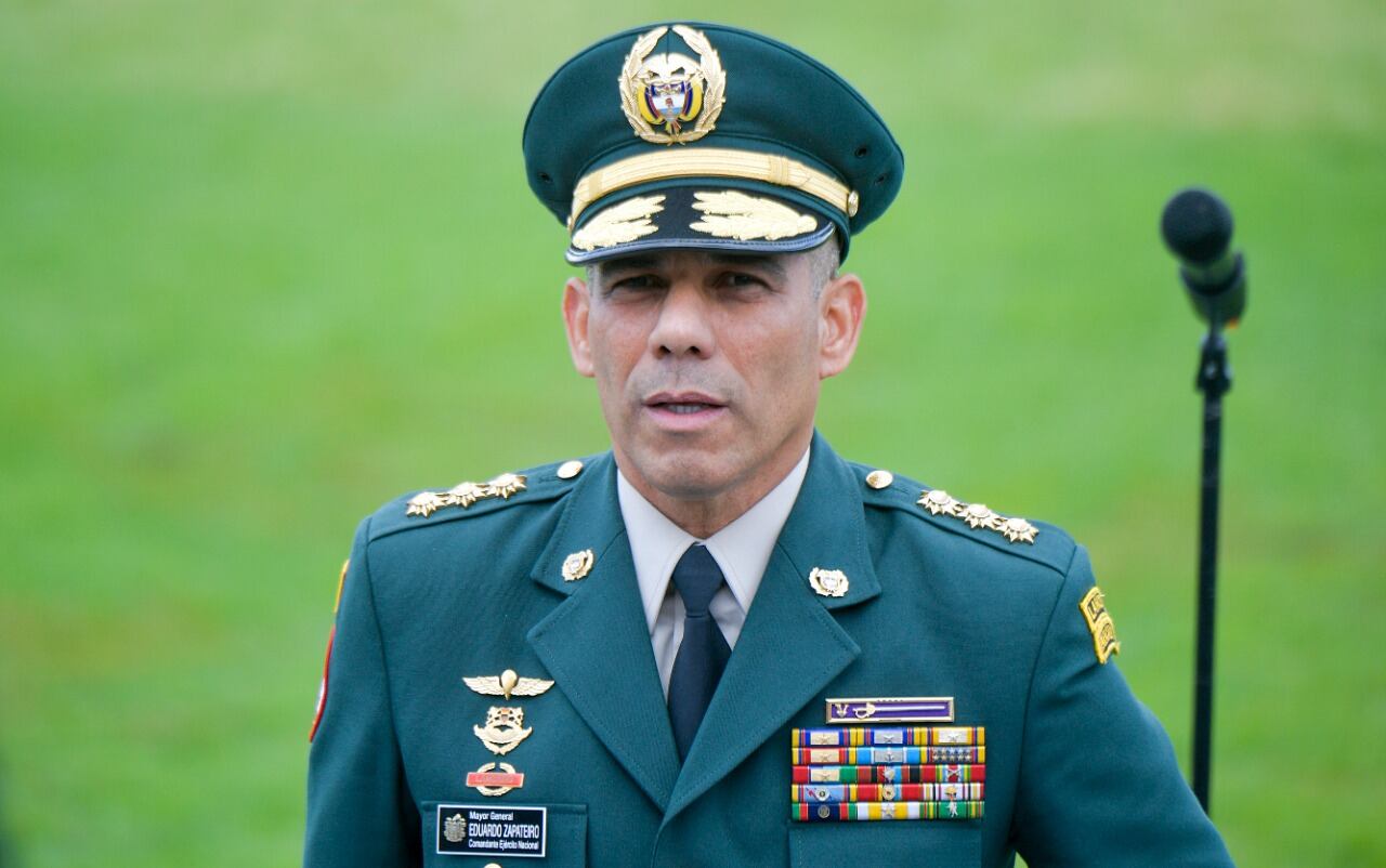 Comandante del Ejército, general Eduardo Zapateiro. Foto: Colprensa