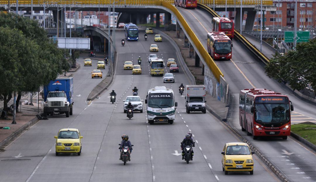 Movilidad Bogotá. Foto: Colprensa.