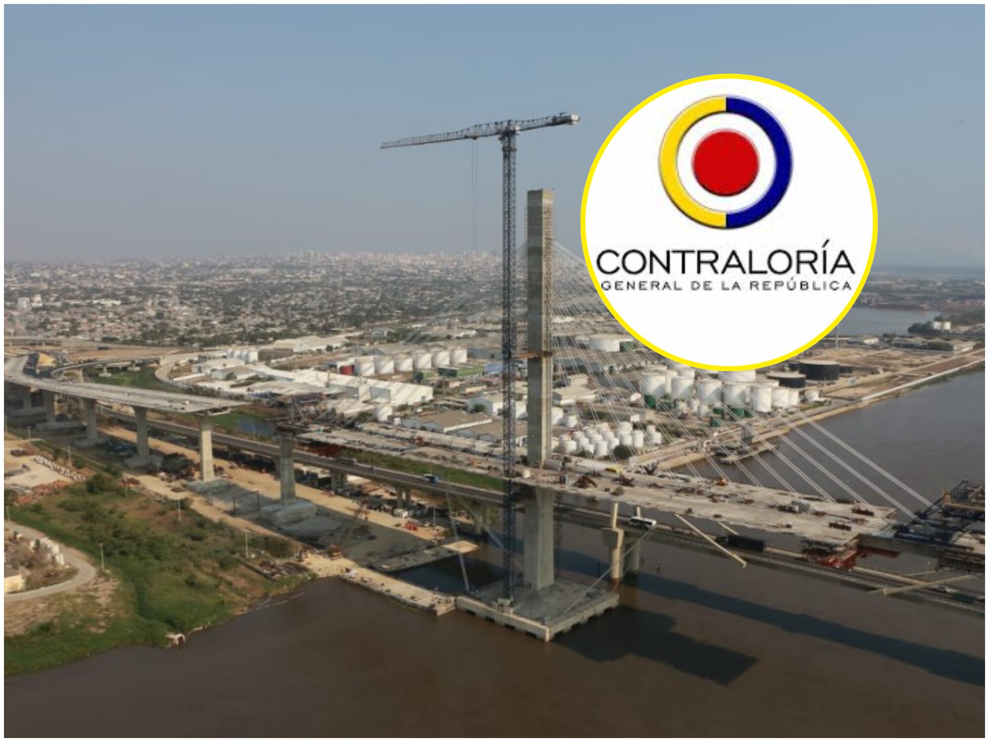 Contraloría advirtió sobre estado del nuevo puente Pumarejo: podría convertirse en elefante blanco. Foto: Cortesía.