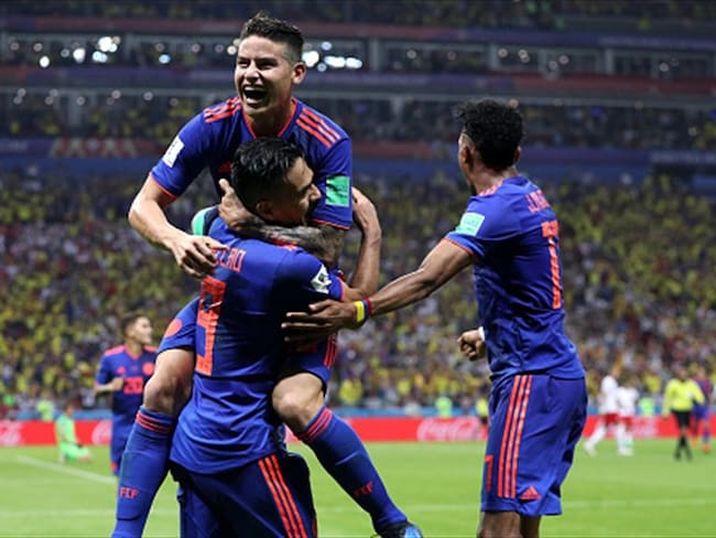 Con un marcador 0-3 a favor de Colombia, el sueño mundialista sigue intacto . Foto: Getty Images