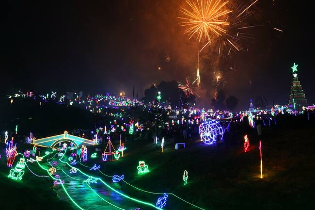 La magia de la Navidad se tomó el Puente de Boyacá
