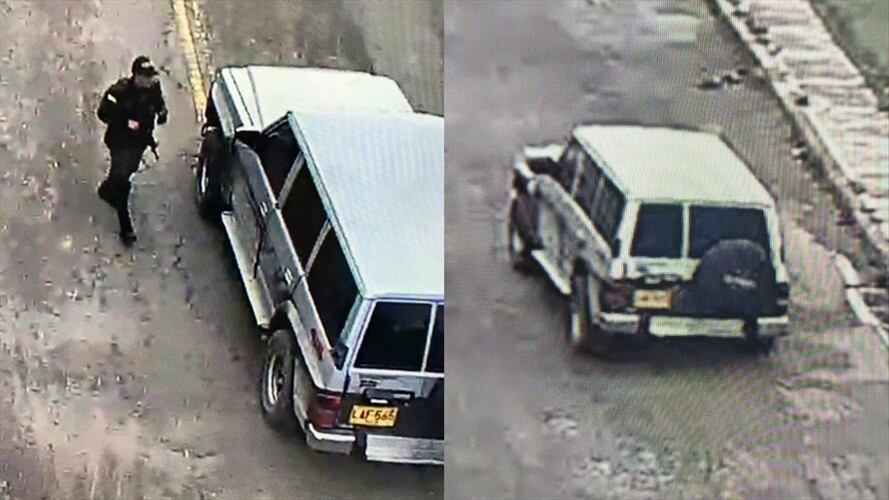 Un hombre se identificó como una de las personas que aparecen en los videos de las autoridades escoltando al carro bomba que explotó en la Escuela General Santander el pasado 17 de enero. Foto: Colprensa