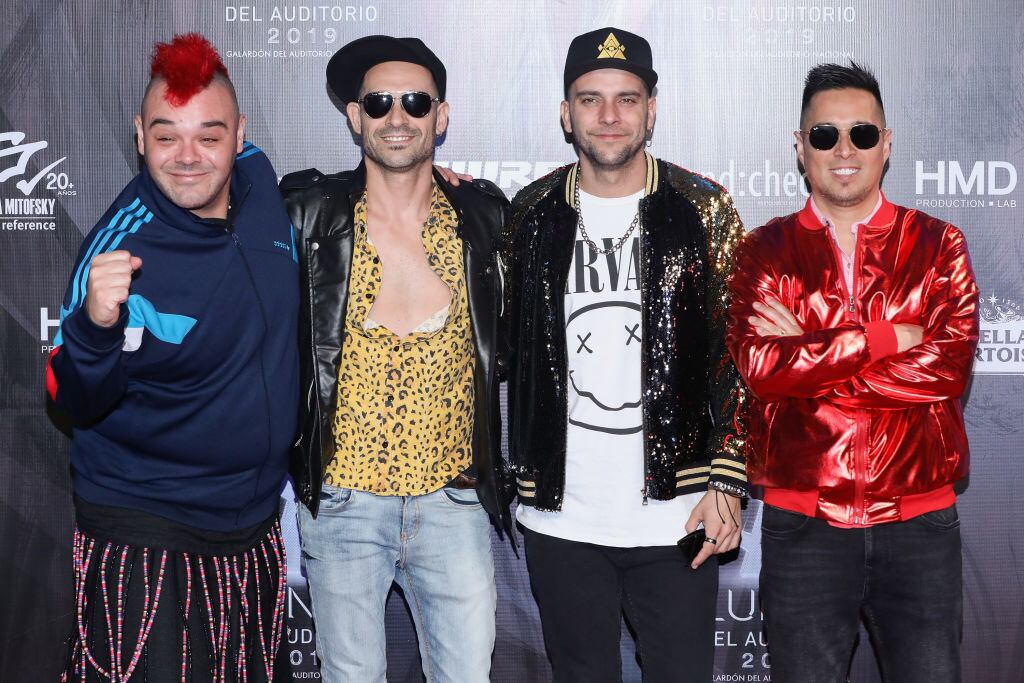 MEXICO CITY, MEXICO - OCTOBER 30: Los Caligaris attend the "Lunas del Auditorio 2019" at Auditorio Nacional on October 30, 2019 in Mexico City, Mexico. (Photo by Victor Chavez/Getty Images)