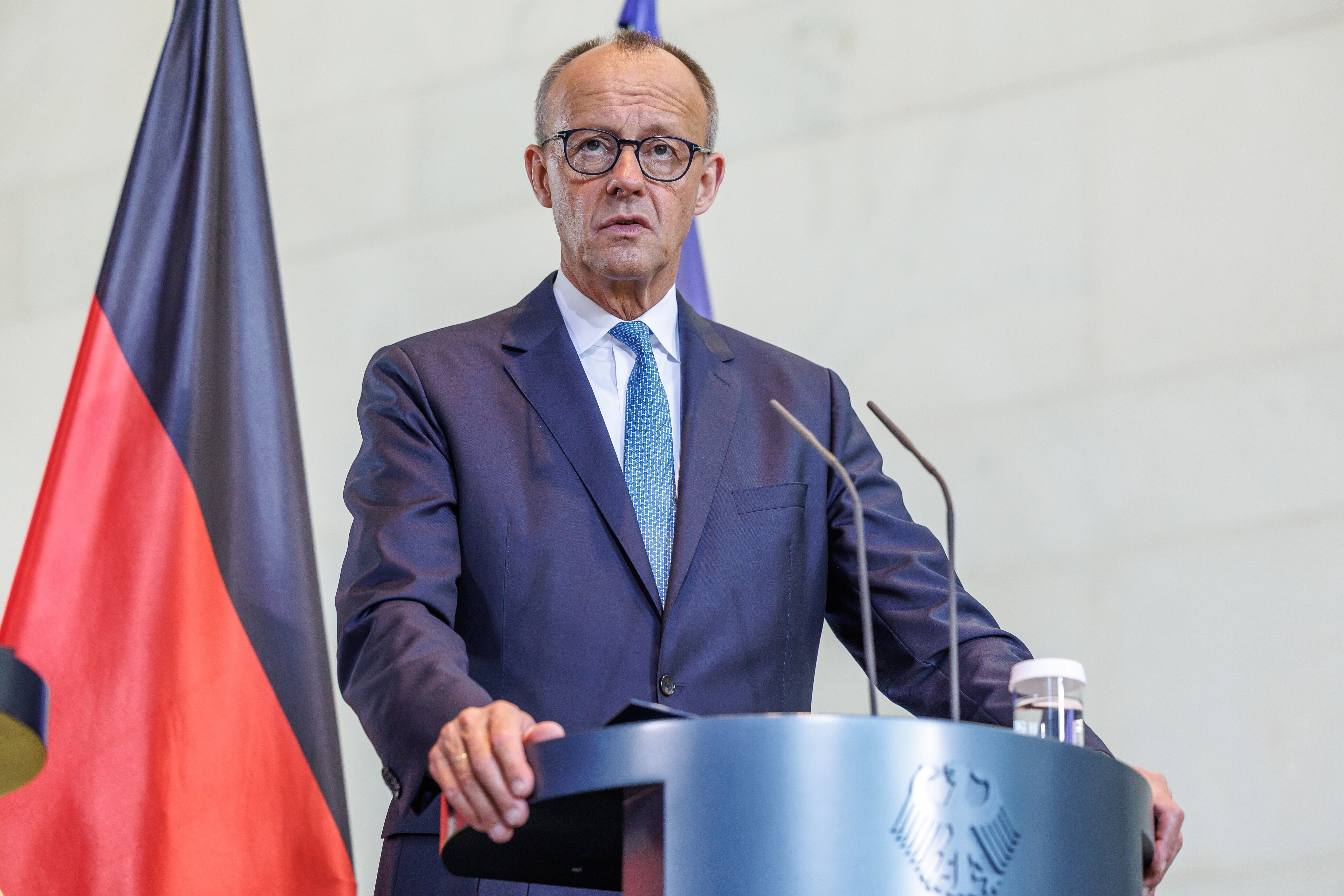 Friedrich Merz, canciller de Alemania. Foto: Andreas Gora - Pool/Getty Images