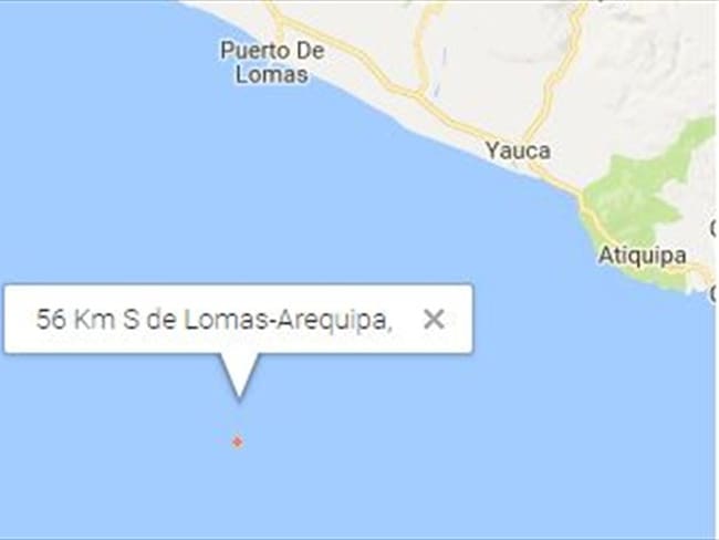 Sismo de magnitud 6,8 sacudió la costa de Perú