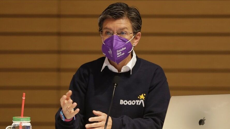 Alcaldesa de Bogotá señala a la Colombia Humana por retención de los seis buses del SITP en Usme. Foto: Colprensa