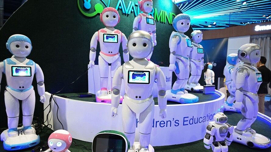 Los robots humanoides se toman El CES 2019. Foto: Getty Images