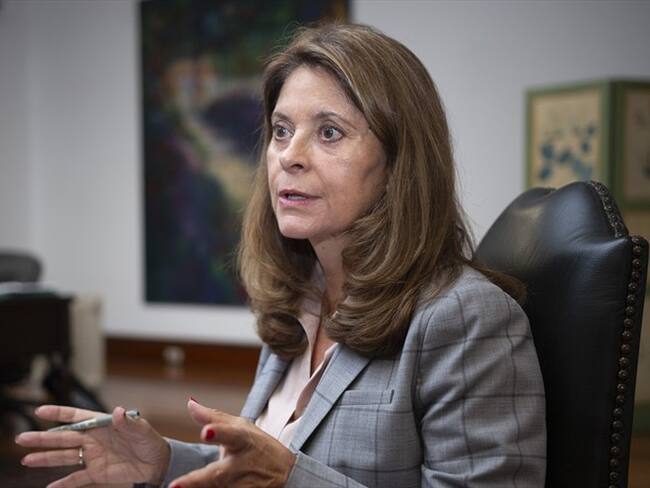 La vicepresidenta Marta Lucía Ramírez condenó el asesinato de seis personas en Mapiripán, Meta. . Foto: Colprensa